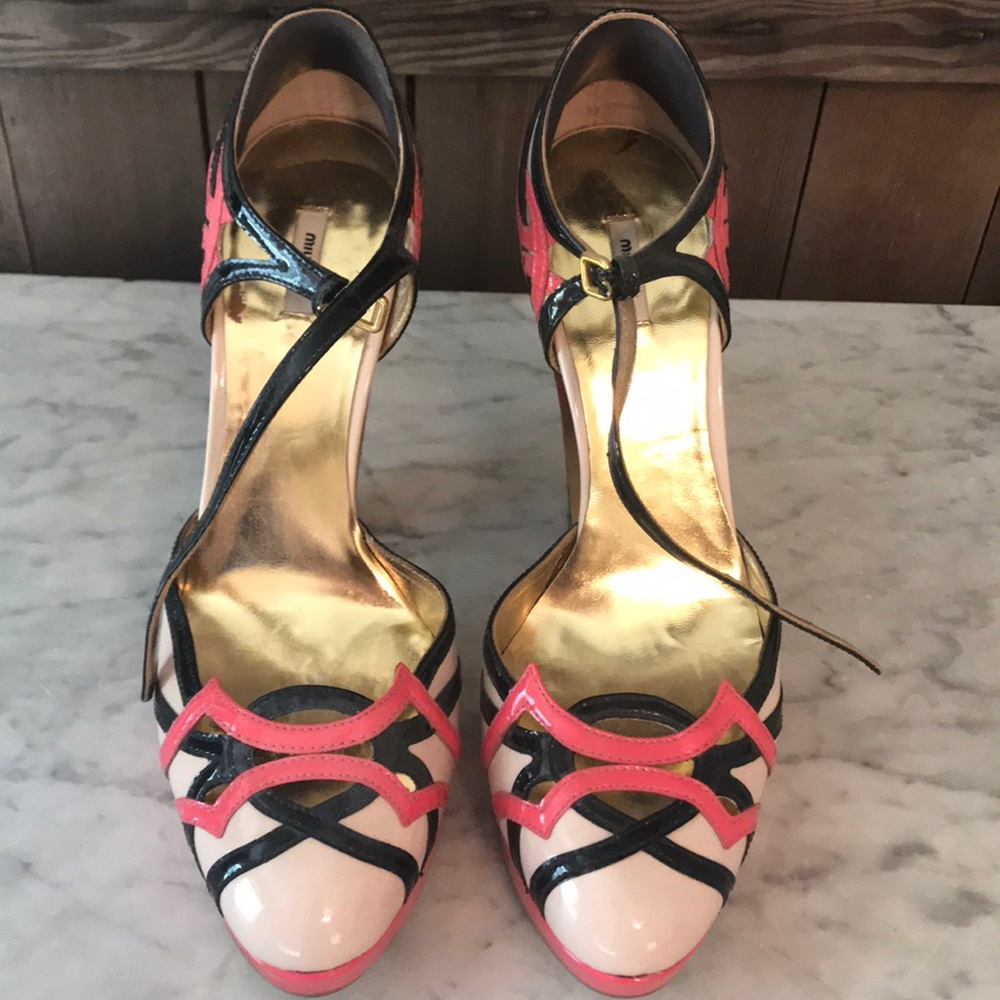 Miu Miu pink heels
